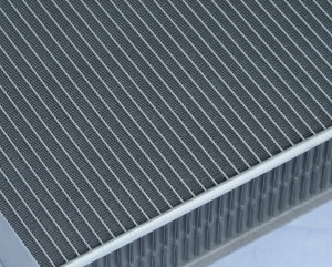 E-Type aluminium radiator, lightweight e-type radiator, flat floor e-type radiator, early 3.8 e-type radiiator