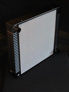 flat floor e-type radiator, lightweight e-type radiator. early 3.8 e-type radiator, aluminium radiator for e-type