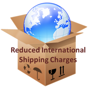 reduced shipping charges, lower carriage costs